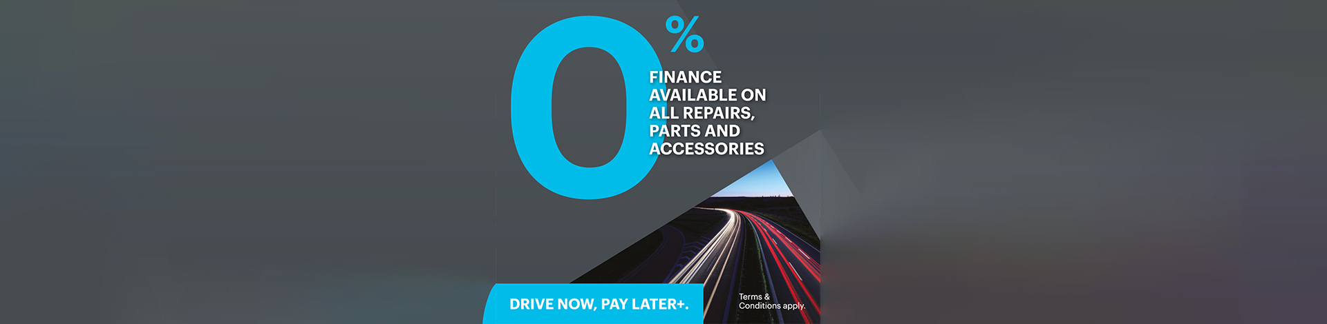 0% Finance on Service and Repairs Available