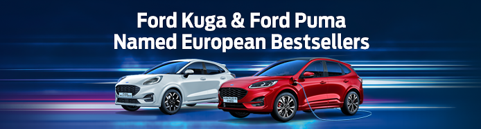 Ford Kuga & Ford Puma named European Bestsellers