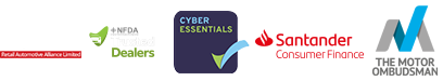 RAA, Santander, Cyber Essentials, Trusted Dealers Logo